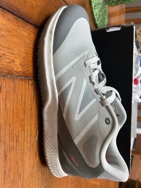 New Balance Gray and White Men's Athletic Shoes